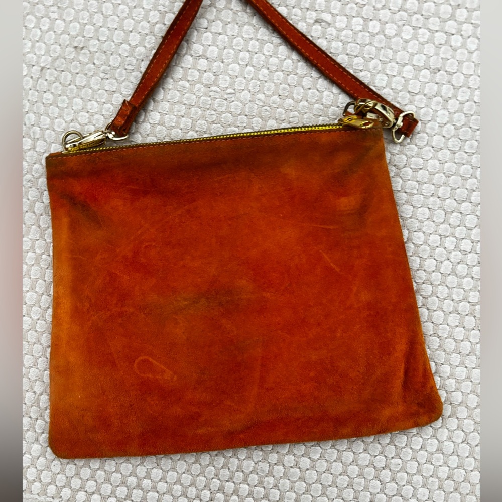 American Apparel suede crossbody bag